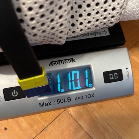 Dream Control Mesh Backpack White Black White Pebbled Faux Leather Buckle Strap - Picture 11 of 11